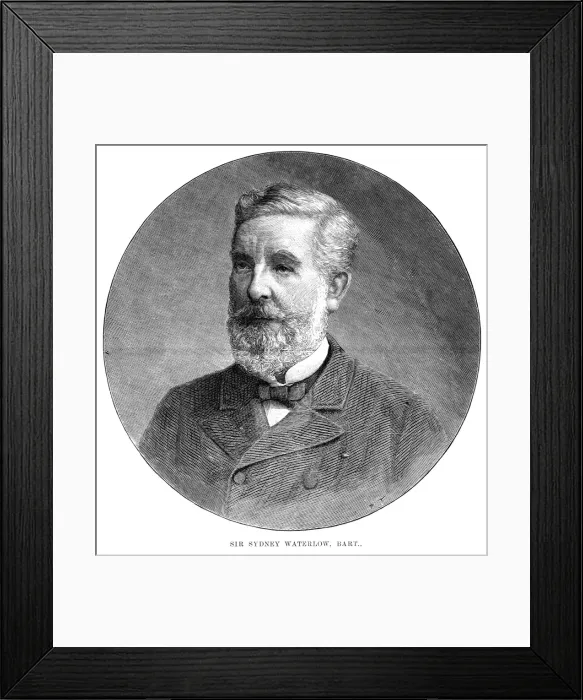 Framed Print : Sir Sydney Waterlow Framed Print : Sir Sydney Waterlow