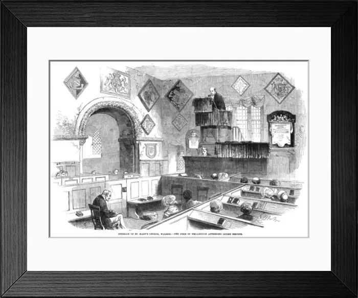 Framed Print : Wellington at Church