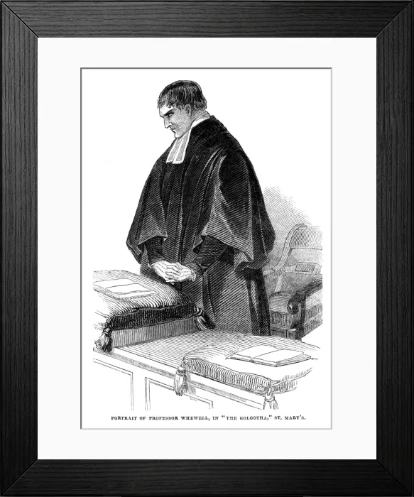 Framed Print : William Whewell Framed Print : William Whewell