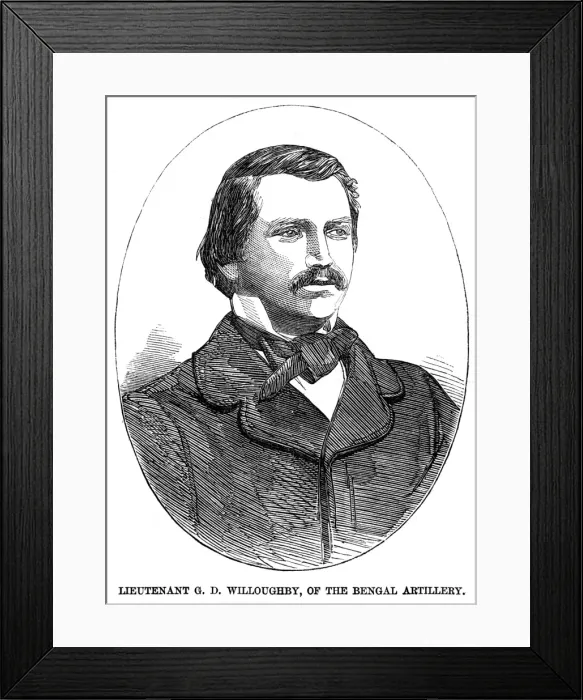 Framed Print : Lieut G D Willoughby Framed Print : Lieut G D Willoughby