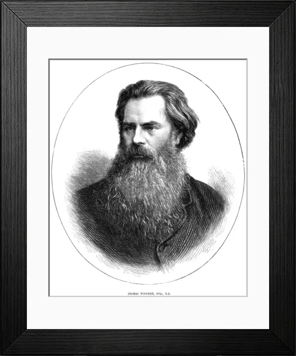 Framed Print : Thomas Woolner - 2 Framed Print : Thomas Woolner - 2