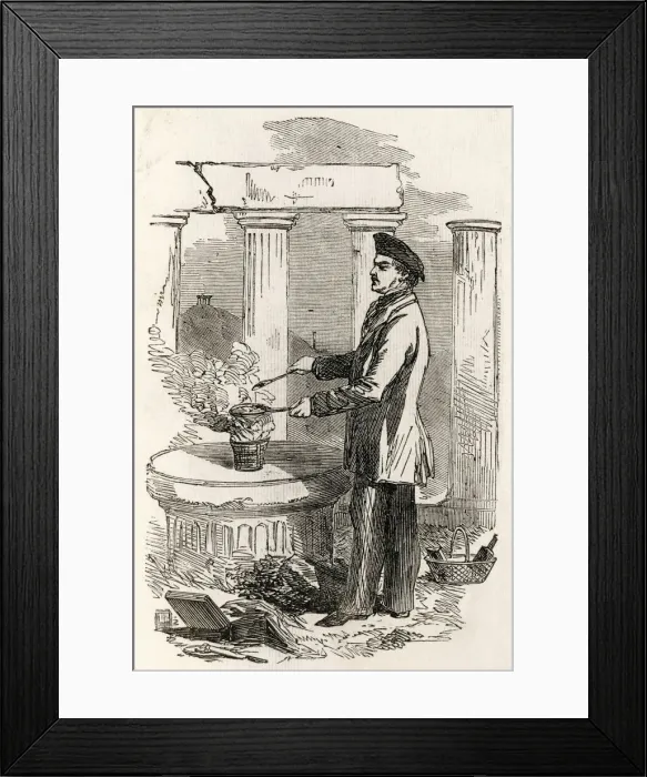 Framed Print : Alexis Soyer Cooking Framed Print : Alexis Soyer Cooking