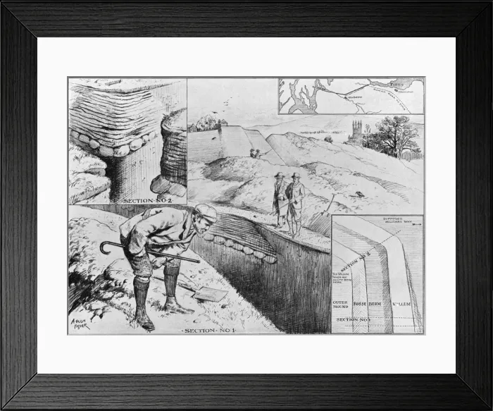 Framed Print : The Antonine Wall Framed Print : The Antonine Wall
