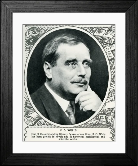 Framed Print : H. G Wells Framed Print : H. G Wells
