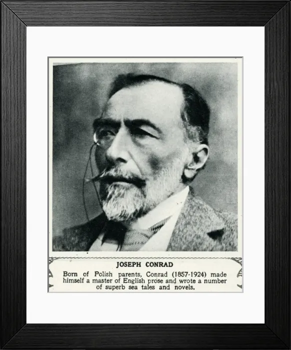 Framed Print : Joseph Conrad Framed Print : Joseph Conrad
