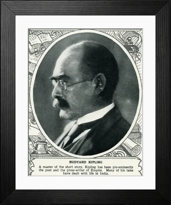Framed Print : Rudyard Kipling