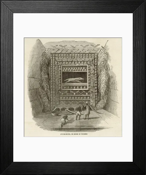 Framed Print : Nigerian Jujuh House Framed Print : Nigerian Jujuh House