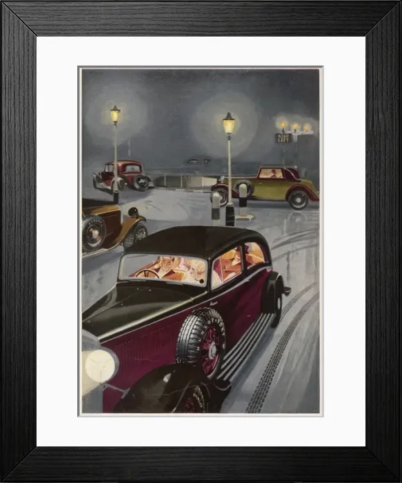 Framed Print : Dunlop Tyres 1931 Framed Print : Dunlop Tyres 1931