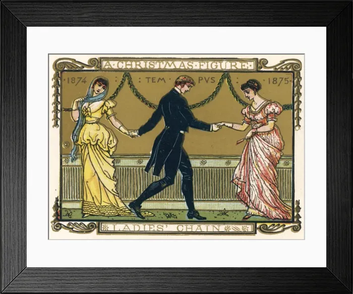 Framed Print : Ladies Chain Dance Framed Print : Ladies Chain Dance