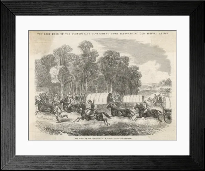 Framed Print : Confederates Flight Framed Print : Confederates Flight