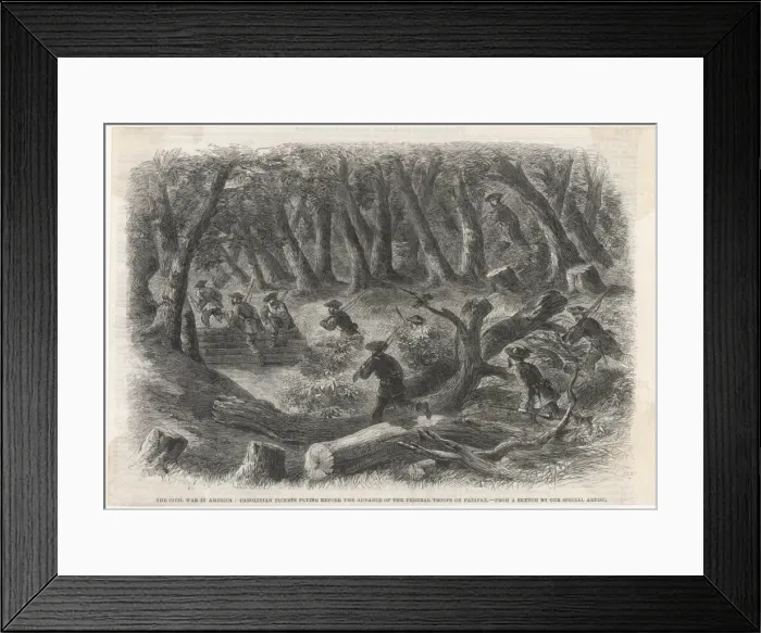 Framed Print : Confederate Retreat Framed Print : Confederate Retreat
