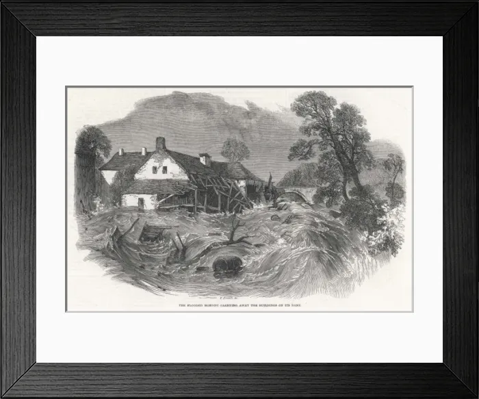 Framed Print : The Flooded Honddu Framed Print : The Flooded Honddu