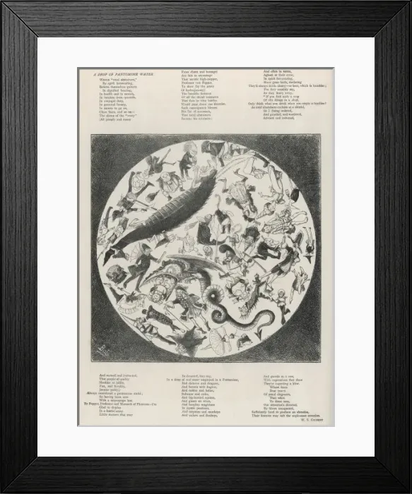 Framed Print : Drop of Pantomime Water Framed Print : Drop of Pantomime Water