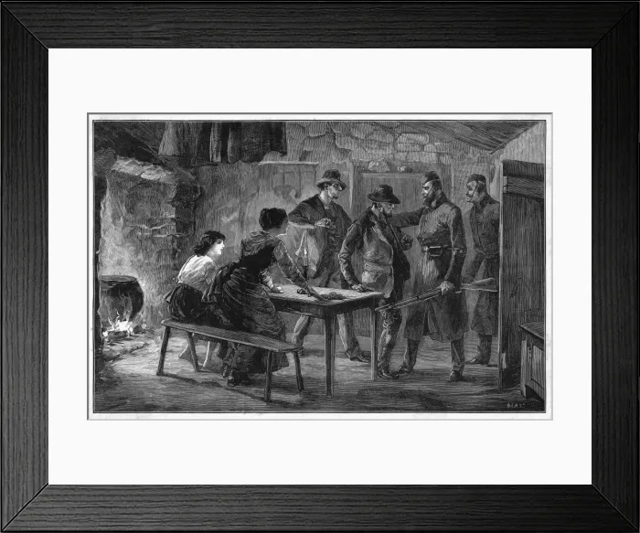 Framed Print : Moonlighters Arrested Framed Print : Moonlighters Arrested