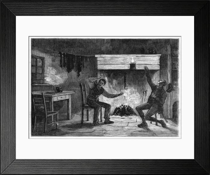Framed Print : Rent-Payer Murdered