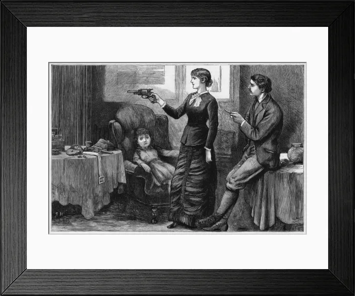 Framed Print : Wife Taught to Shoot Framed Print : Wife Taught to Shoot