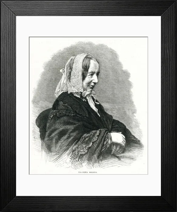 Framed Print : Fredrika Bremer Framed Print : Fredrika Bremer