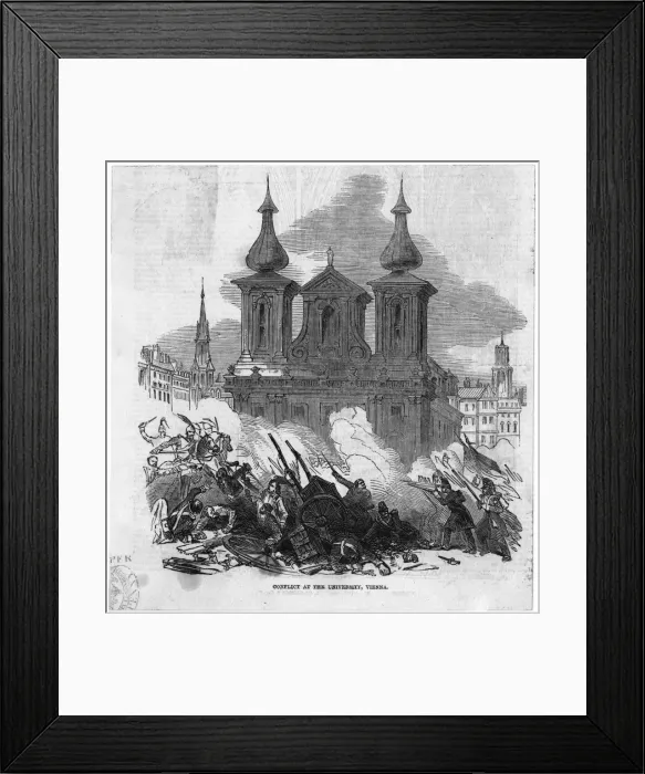 Framed Print : Street Fighting Vienna Framed Print : Street Fighting Vienna