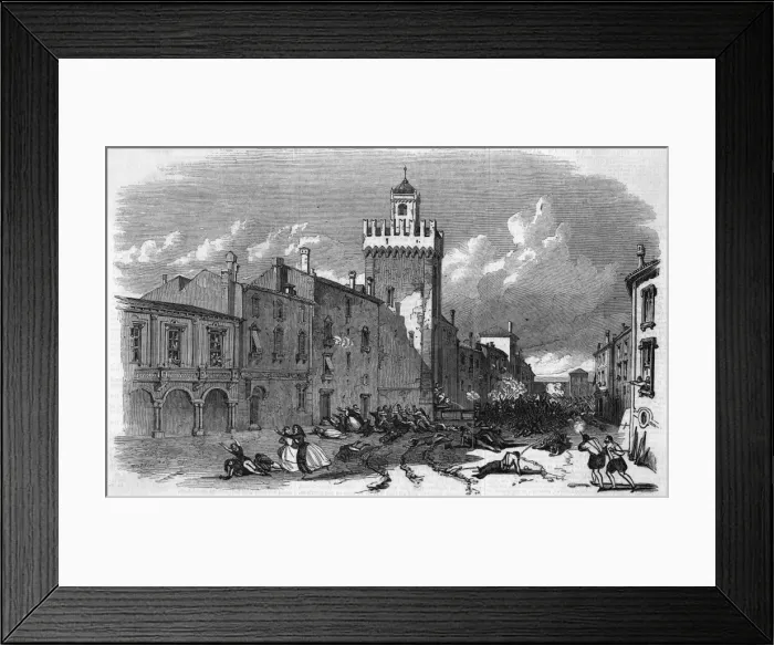 Framed Print : Uprising in Brescia 2 Framed Print : Uprising in Brescia 2
