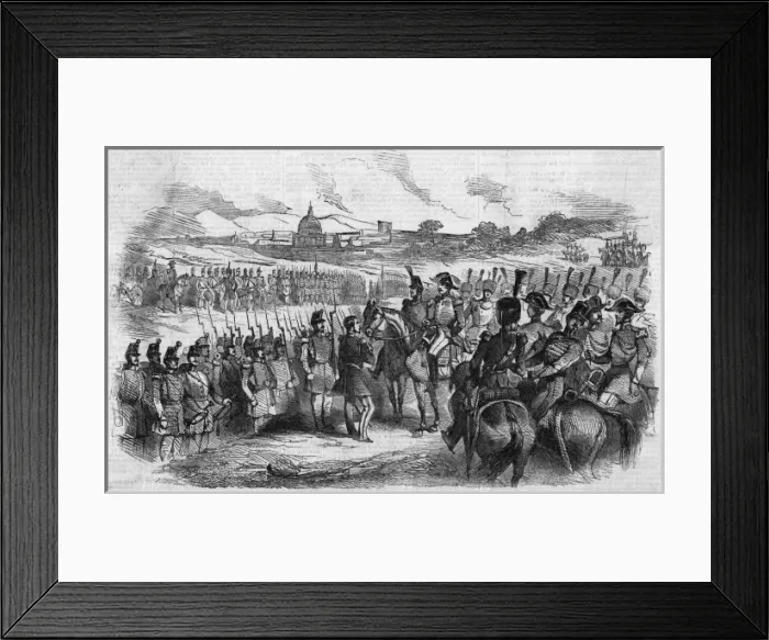 Framed Print : Oudinot Outside Rome Framed Print : Oudinot Outside Rome