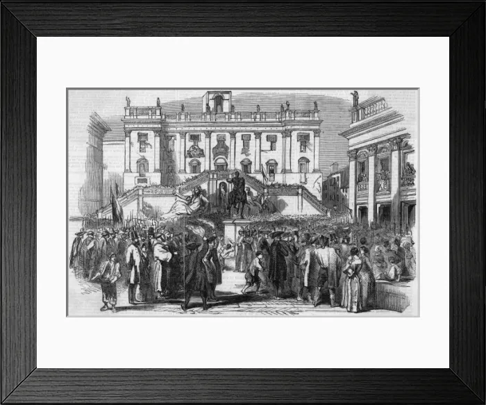Framed Print : French Take Rome - 3 Framed Print : French Take Rome - 3