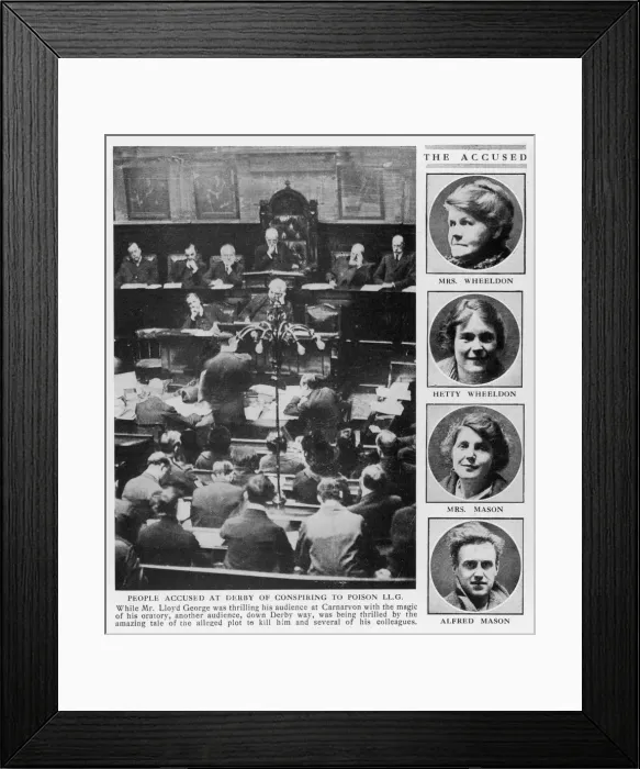 Framed Print : Wheeldon Trial  /  1917