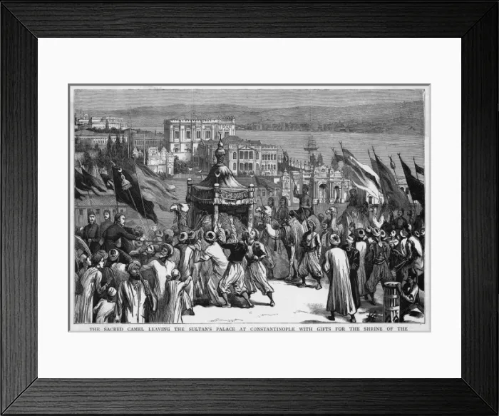 Framed Print : Pilgrims at Istanbul Framed Print : Pilgrims at Istanbul
