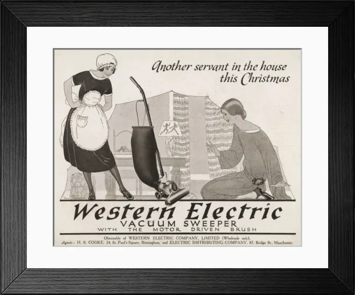 Framed Print : Advert Vacuum Cleaner Framed Print : Advert Vacuum Cleaner