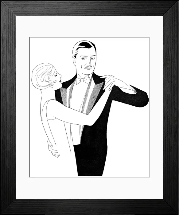 Framed Print : Couple dancing Framed Print : Couple dancing