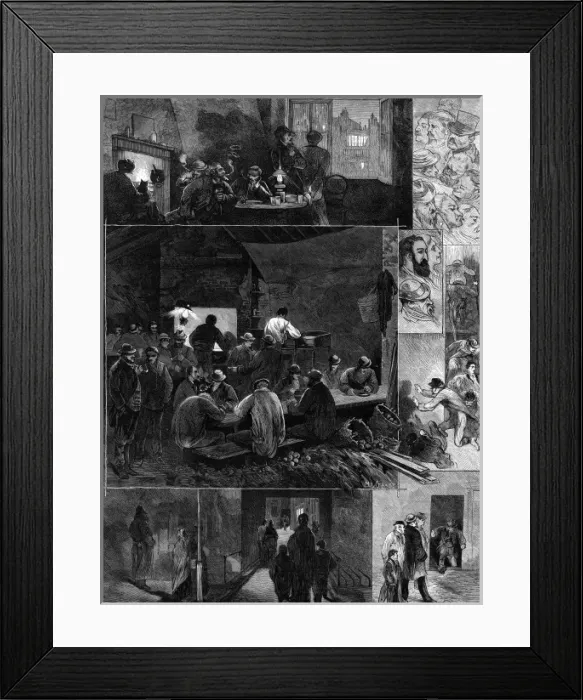 Framed Print : Exiled Communards 1