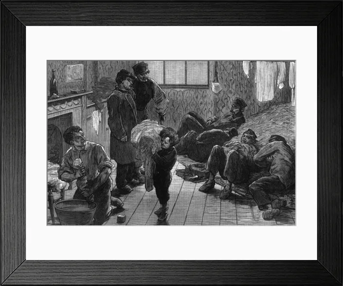 Framed Print : Exiled Communards 2