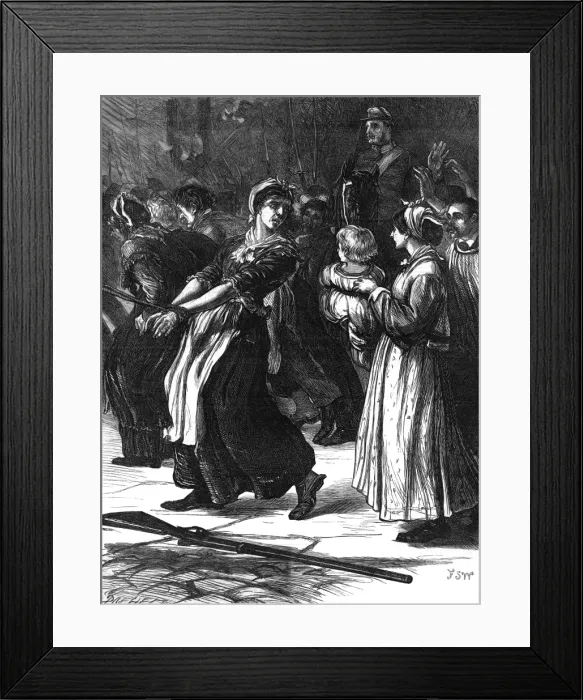 Framed Print : Petroleuse Arrestede Framed Print : Petroleuse Arrestede