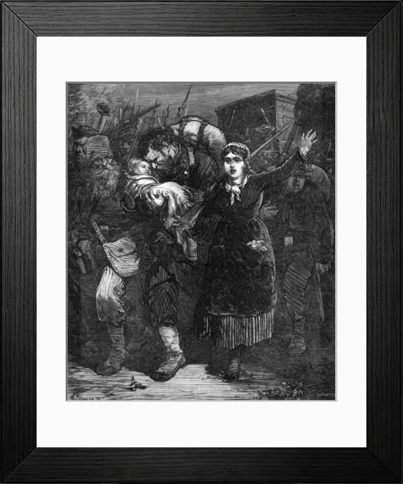 Framed Print : Female Communardesde