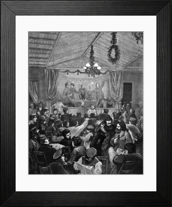 Framed Print : Republican Club, Paris Framed Print : Republican Club, Paris