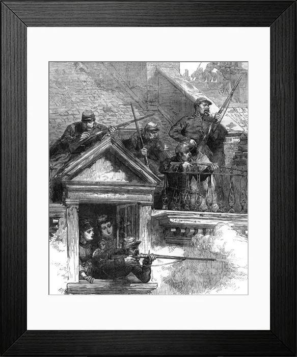 Framed Print : Paris Commune Defeated Framed Print : Paris Commune Defeated