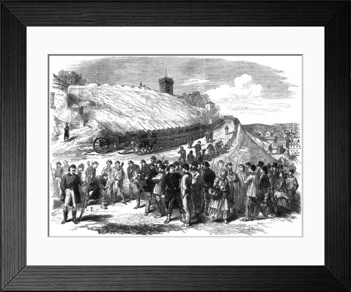 Framed Print : Guns of Montmartre Framed Print : Guns of Montmartre