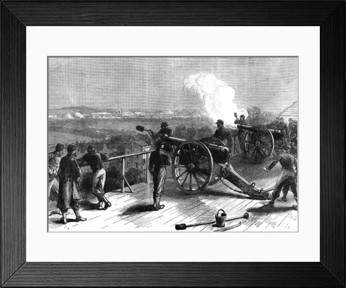 Framed Print : Attacking the Commune