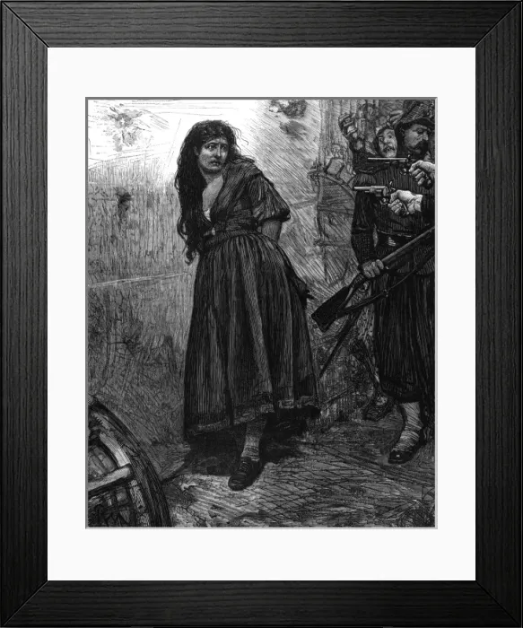 Framed Print : Petroleuse Captured Framed Print : Petroleuse Captured
