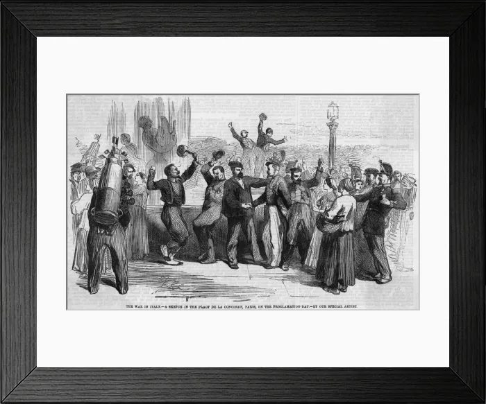 Framed Print : French Welcome War Framed Print : French Welcome War