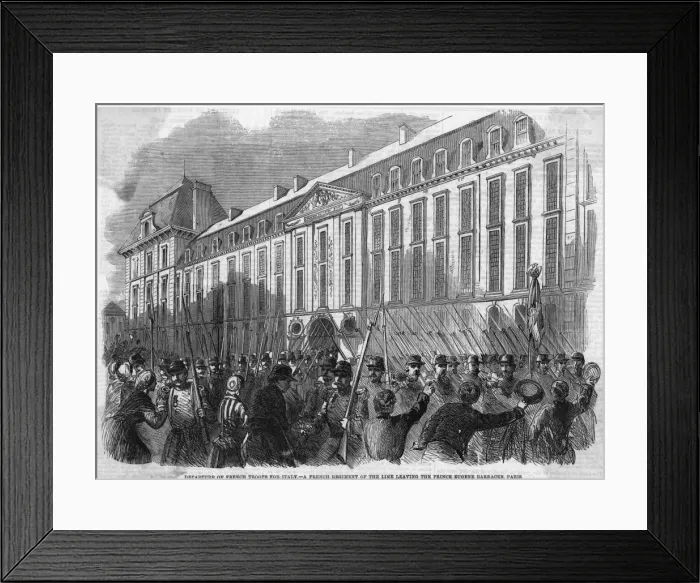 Framed Print : Troops for Italy Framed Print : Troops for Italy