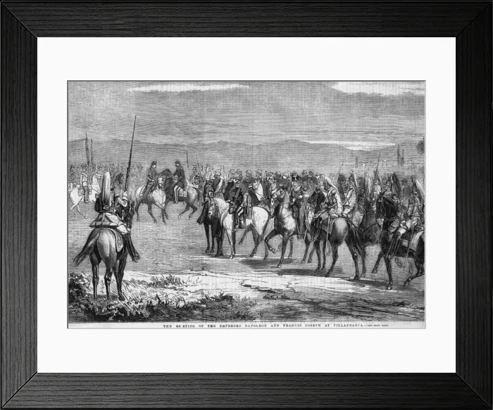 Framed Print : Villafranca Armistice Framed Print : Villafranca Armistice