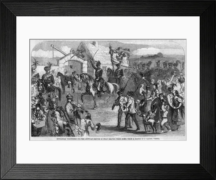 Framed Print : Austrian Volunteers