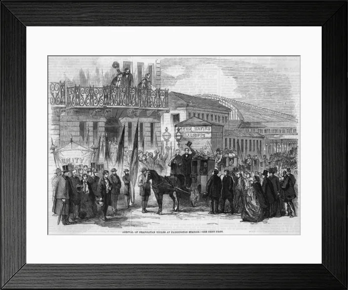 Framed Print : Neapolitan Exiles Framed Print : Neapolitan Exiles