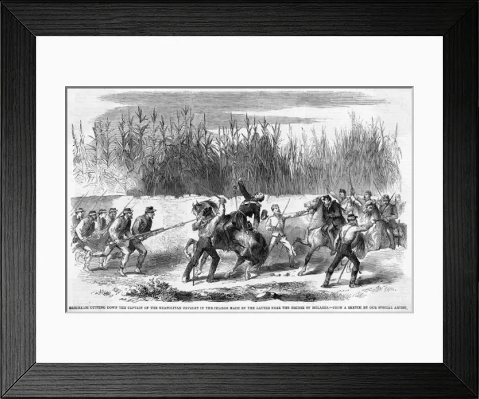 Framed Print : Battle of Milazzo - 2 Framed Print : Battle of Milazzo - 2