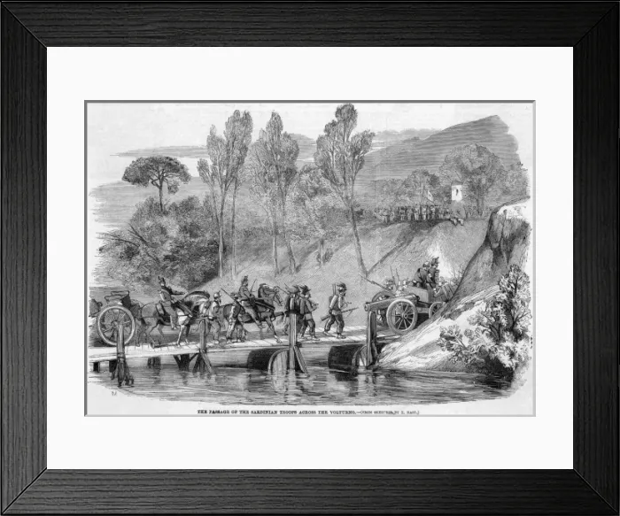Framed Print : Battle of Volturno 2