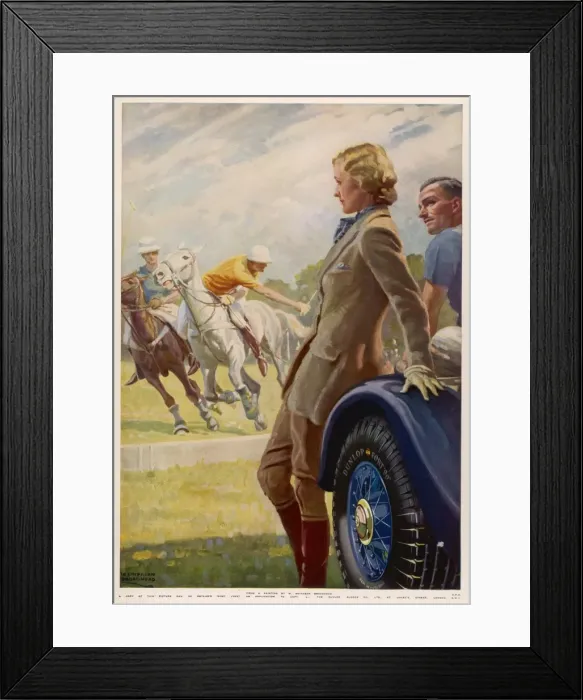 Framed Print : Dunlop Advertisement Framed Print : Dunlop Advertisement