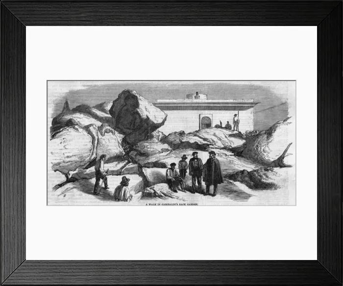 Framed Print : Garibaldi at Caprera - 2