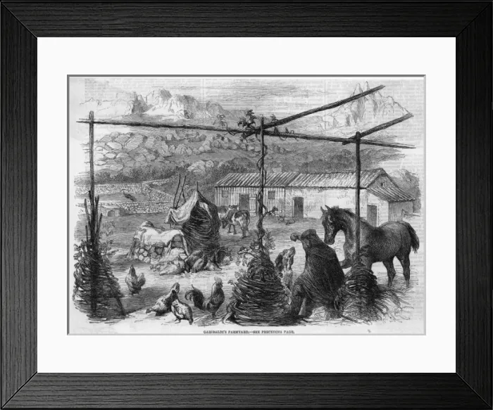 Framed Print : Garibaldi at Caprera 3
