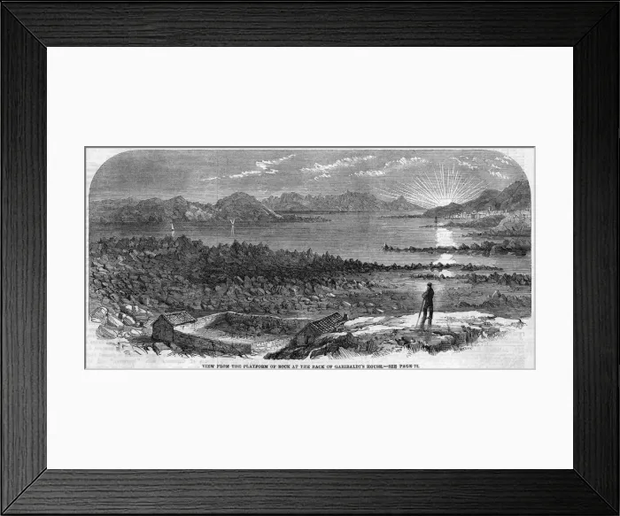 Framed Print : Garibaldi at Caprera 5