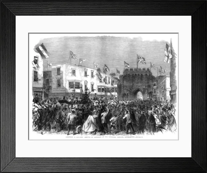 Framed Print : Garibaldi in England Framed Print : Garibaldi in England